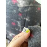 Military Army Grey Green Red Star Print Wool Viscose Wrap Shawl Scarf 28 x 76 Gray Photo 3