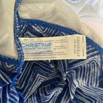 Christina swimwear tank top. Size 2X. NWT. Adjustable straps. Blue Photo 6