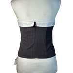 Lovers + Friends  Ashley Top in Grey Pinstripe Small New Womens Strapless Corse Photo 7