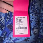 Lilly Pulitzer long sleeve Blue Floral Romper Size 0 Costal Resortwear Beachy Photo 4