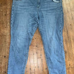 American Eagle  distressed stretchy relaxed sz 24 jeggings Photo 0