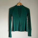 Free People NEW No Limits Lace Panel Layering Top Photo 1