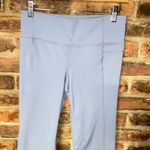 Athleta  Gray/Lavender Straight Up Crop Capri Leggings Women's Size Medium Photo 2