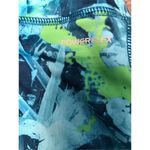 Champion tie dyed turquoise green and black cropped yoga pants Photo 5