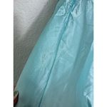 Alquema 3/4 Sleeve Smash Pocket Midi Dress Size Medium Glossy Ice Blue Crinkle Photo 9