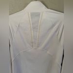 Athleta Running Wild Half Zip Womens Medium White Pullover Athletic Top Photo 9