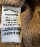 James Perse  Contrast Panel Button Down Blouse in Mocha Mousse Size 4 (XL) Photo 4