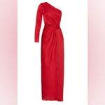 Monique Lhuillier NWT ML One Shoulder Satin Gown Size 10 Photo 5