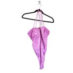 ZARA NWOT Satin Effect Bodysuit Strappy Bustier Corset XL Photo 5