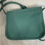 Vera Pelle Crossbody Bag Soft Italian Leather Small Blue Teal Adjustable Strap Photo 2