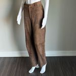 Ellen Tracy Vintage Linda Allard  Brown Suede Pants Photo 2