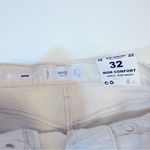 Mango MNG Ecru Cream High Waist Tapered Ankle Mom Jeans Size 1 NWT Photo 10