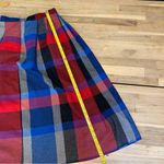 RRRRRuss Russ Togs Vintage Red, Blue, & Black Plaid Wool Skirt M (?) Size M Photo 3