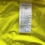 Good American New Always Fits Twist Bikini Top Electric yellow001 size 5X Photo 6