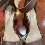 Vince Camuto  Block Heel Ankle Strap Shoes Brown Size 11 Photo 1