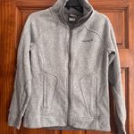 Avalanche  Full Zip Up Jacket Women’s Small Heather Grey Gray Sweater Knit Photo 0