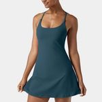 Halara Everyday Cloudful Air 2-in-1 Cool Touch Dress-Euphoria Air Blue S Photo 2