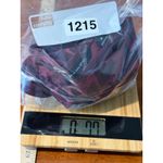 H by Halston  Women's Medium Burgundy Abstract Print Drawstring Waist Dress M Photo 9