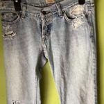 Hollister Vintage Jeans Women's Denim Flared Bell Bootcut Colorful Flower Sz 7 Photo 1