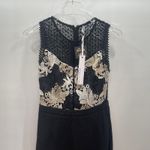 Adelyn Rae  Lizette Jumpsuit Black Embroidered Lace Size XS New With Tags Photo 5