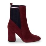 Etienne Aigner Pull-On Boots in Burgundy Suede, Size 11 NEW w/Dust Bag $328 Photo 0