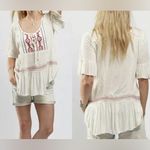 Free People El Mirage Embroidered Peasant Top Photo 1