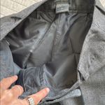 Ann Taylor Vtg Y2K low mid gray wool wide straight loose leg trousers pants 0 Photo 10