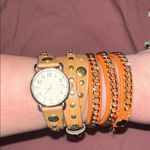 5 Wrap watches and bracelets set lot Tan Photo 1