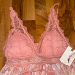 Jessica Simpson  Teddy sheer nightgown and thong‎ set lace NWT size MED Photo 3