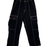 Urban Outfitters BDG Size 28 Women’s Black Denim Cargo Slouchy Skate Jeans Photo 1