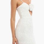 NWT HELSI Sol Sequin Cutout Cocktail Minidress Size L White Size L Photo 0