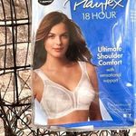 Playtex New 18 Hour Original Comfort Strap Wirefree Bra Sz 36C Floral La… Photo 1