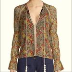 Alexis Samera Floral Long Sleeve Top Blouse Photo 1