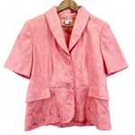 Pendleton  Peplum‎ Brocade Floral Blazer Size 14 Cottagecore Spring Feminine Photo 0