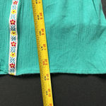 Umgee Sleeveless Mid Western Style Turquoise Dress Size Small Photo 13