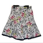 Simply Irresistible Circle Skater Skirt Floral Graffiti Pattern 30 Inch Waist Size 8 Photo 1