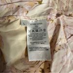 Stine Goya Lydia Silk Long Sleeve Midi Dress size Large Floral Drawstring Waist Yellow Photo 11