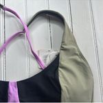 prAna Tulum Bikini Bottoms Black Color Block Size L Photo 4