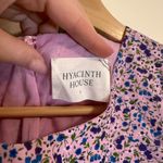 Hyacinth House Lilac Floral Viola Mini Dress Purple Size L Photo 3