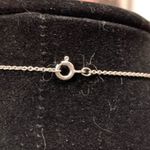 Rhinestone Cat Necklace Silver Photo 2