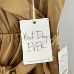 Show Me Your Mumu Dress Extra Small Samantha Ruffle Dress True Gold Bridesmaid Photo 4