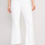 Old Navy Higher High-Waisted Cropped White-Wash Cut-Off Flare Jeans TALL* Photo 0