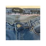 Nanette Lepore  Denim‎ Crop Cuffed Skinny Jeans Size 10 Distressed Medium Wash Photo 6