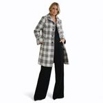 Centigrade Houndstooth Wool Blend Peacoat Black White Women’s L Size L Photo 2