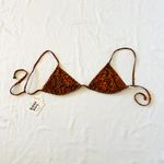 Kulani Kinis ★ NWT Kulanis Kinis Bikini Top - Orange/Black ★ Photo 2