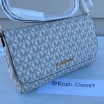 Michael Kors  Powder Blush Multi Clutch Crossbody Convertible Purse Photo 5