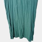 LAKEGauze Caftan Dress Large Cyprus Green Maxi Cotton V Photo 5
