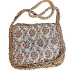 VTG 70s Boho Floral Tapestry Woven Canvas Purse Hong Kong JCPenney Cottagecore Photo 1