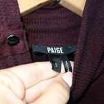 Paige Paxton Cabernet Black Convertible Neck Sweater Size Small Photo 4