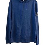 Adidas  Women's Blue Hoodie Pullover Sweatshirt Size S Casual Fall Photo 0